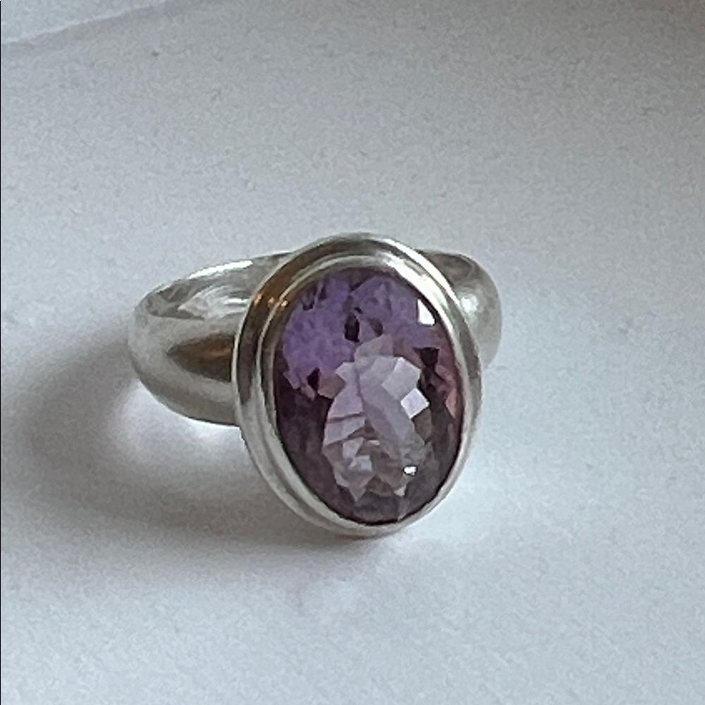 Sterling Silver Amethyst Ring
